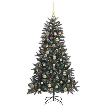 Künstlicher Weihnachtsbaum Grün 150 cm PVC, Plastik und Stahl