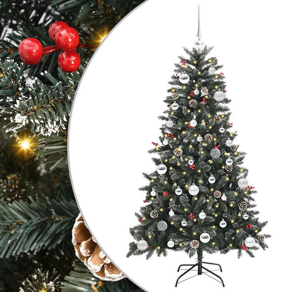 Künstlicher Weihnachtsbaum Grün 150 cm PVC, Plastik und Stahl