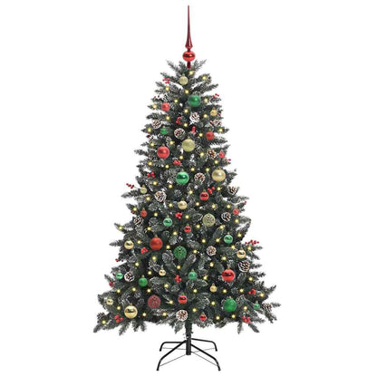Künstlicher Weihnachtsbaum Grün 150 cm PVC, Plastik und Stahl