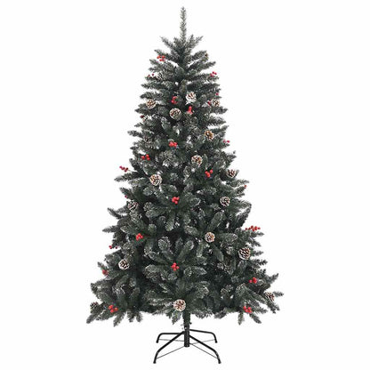 Künstlicher Weihnachtsbaum Grün 150 cm PVC, Plastik und Stahl