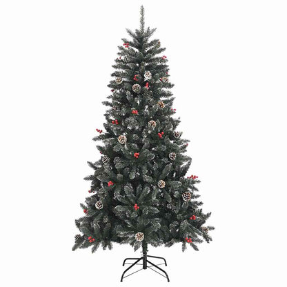 Künstlicher Weihnachtsbaum Grün 180 cm PVC, Plastik und Stahl