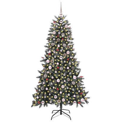 Künstlicher Weihnachtsbaum Grün 180 cm PVC, Plastik und Stahl
