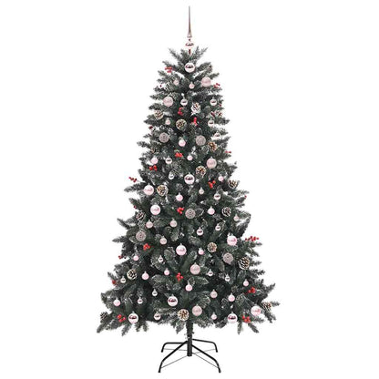Künstlicher Weihnachtsbaum Grün 180 cm PVC, Plastik und Stahl