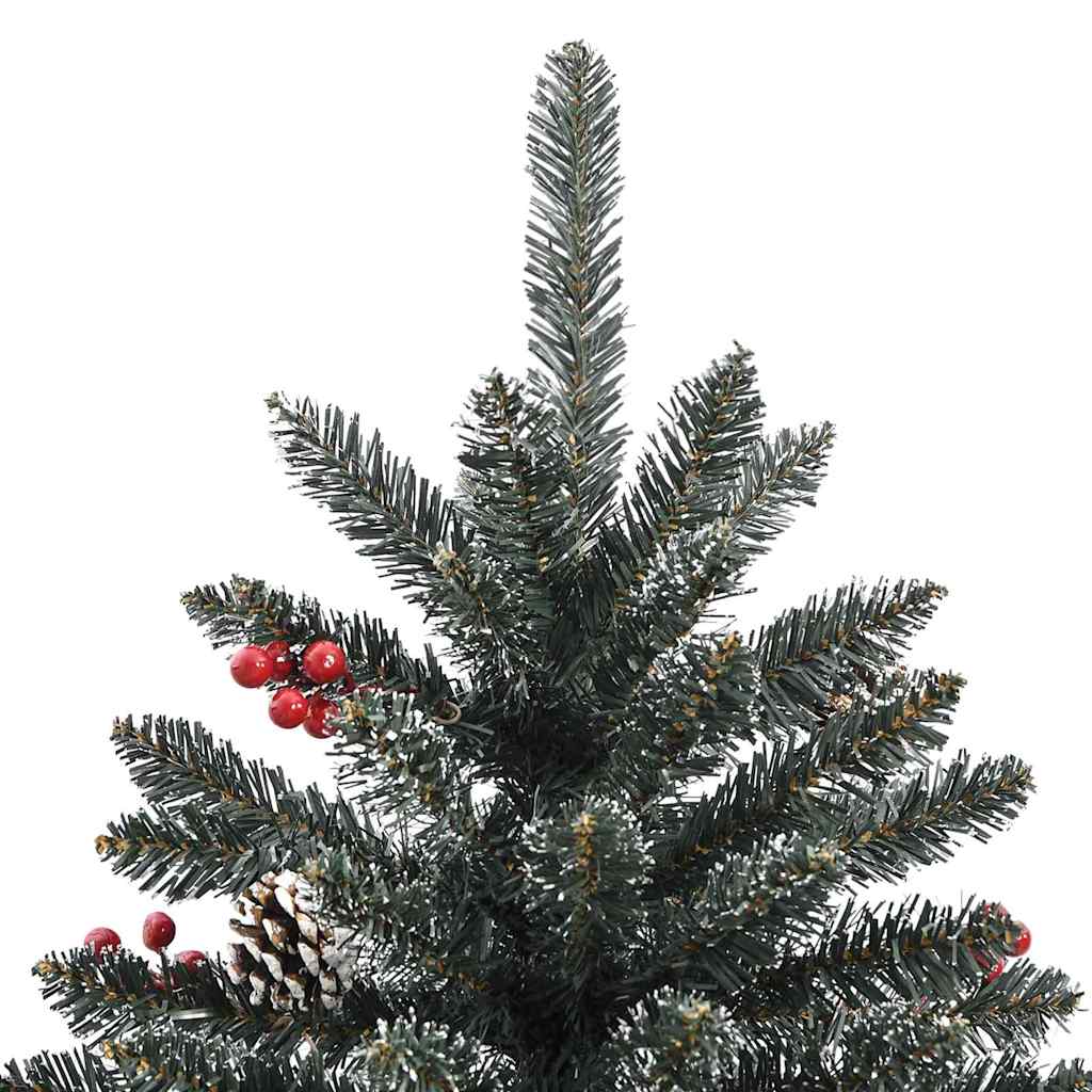 Künstlicher Weihnachtsbaum Grün 180 cm PVC, Plastik und Stahl
