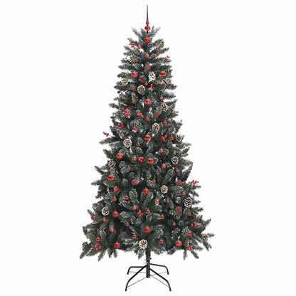 Künstlicher Weihnachtsbaum Grün 240 cm PVC, Plastik und Stahl