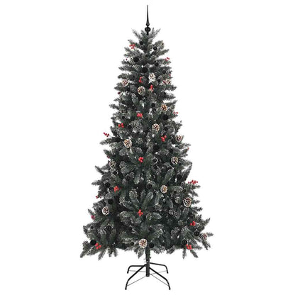 Künstlicher Weihnachtsbaum Grün 240 cm PVC, Plastik und Stahl