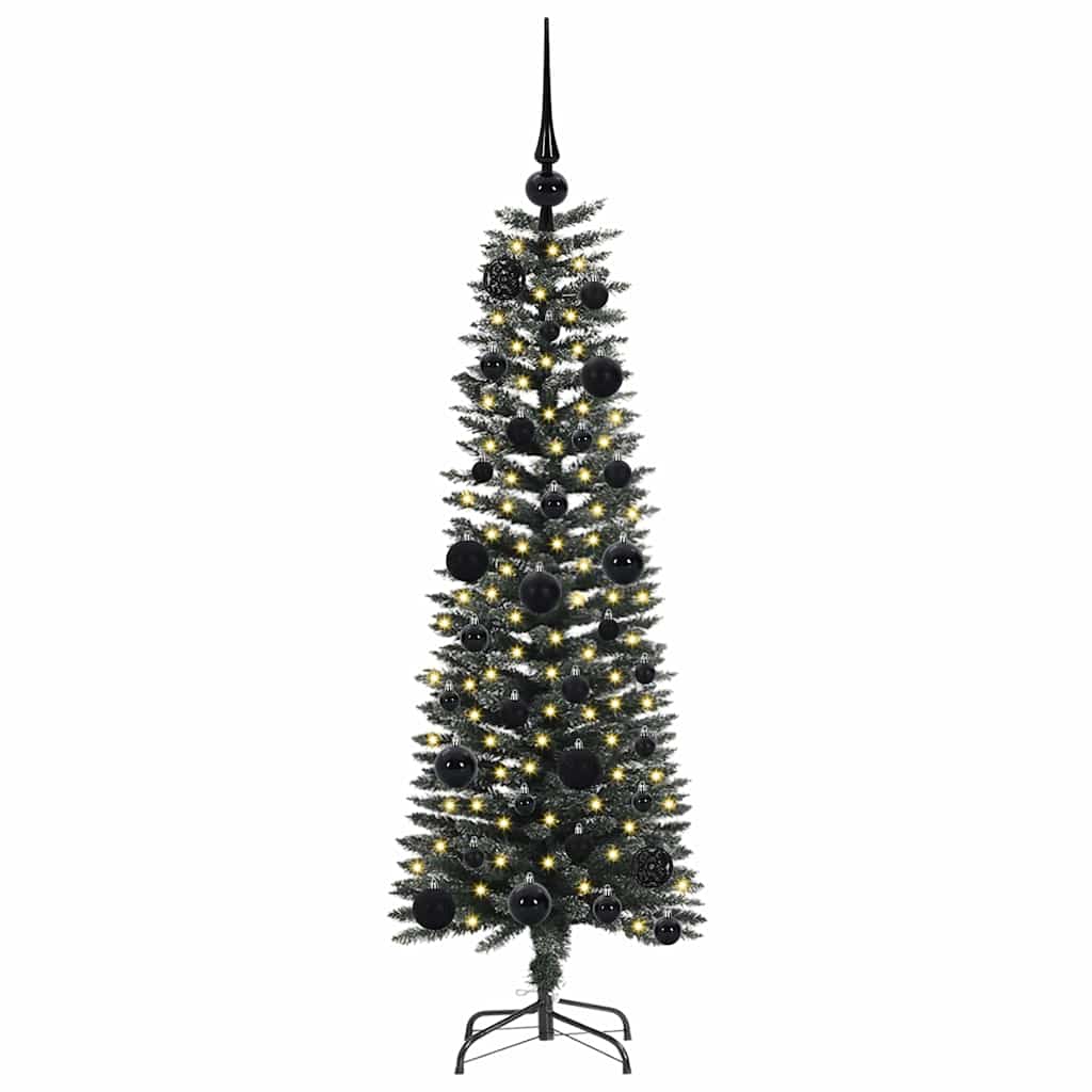Künstlicher Weihnachtsbaum mit 150 LEDs mit Ständer Grün 120 cm