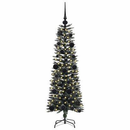 Künstlicher Weihnachtsbaum mit 150 LEDs mit Ständer Grün 120 cm