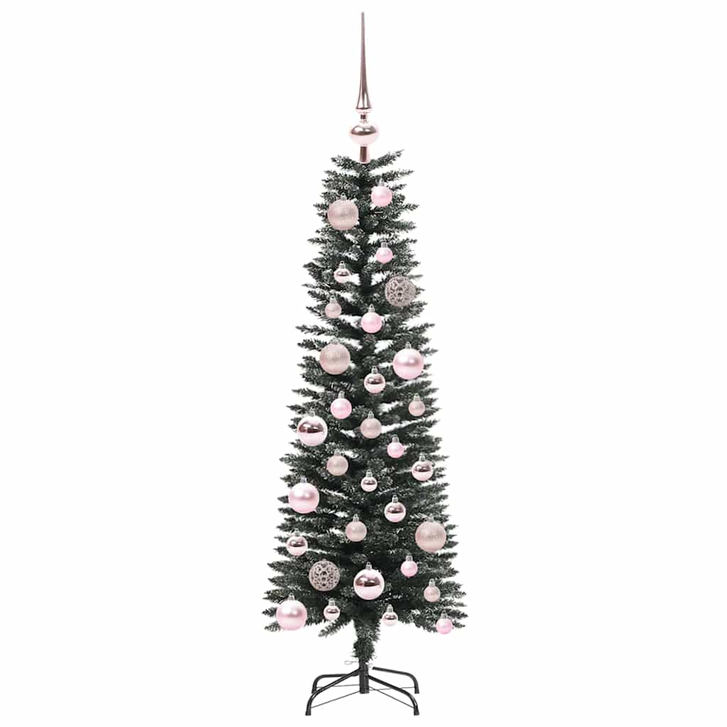 Künstlicher Weihnachtsbaum mit 150 LEDs mit Ständer Grün 120 cm