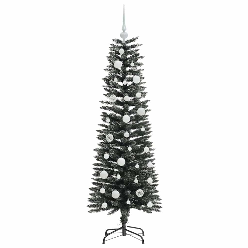 Künstlicher Weihnachtsbaum mit 150 LEDs mit Ständer Grün 120 cm