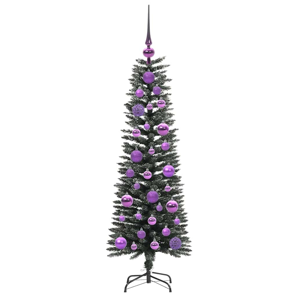 Künstlicher Weihnachtsbaum mit 150 LEDs mit Ständer Grün 120 cm