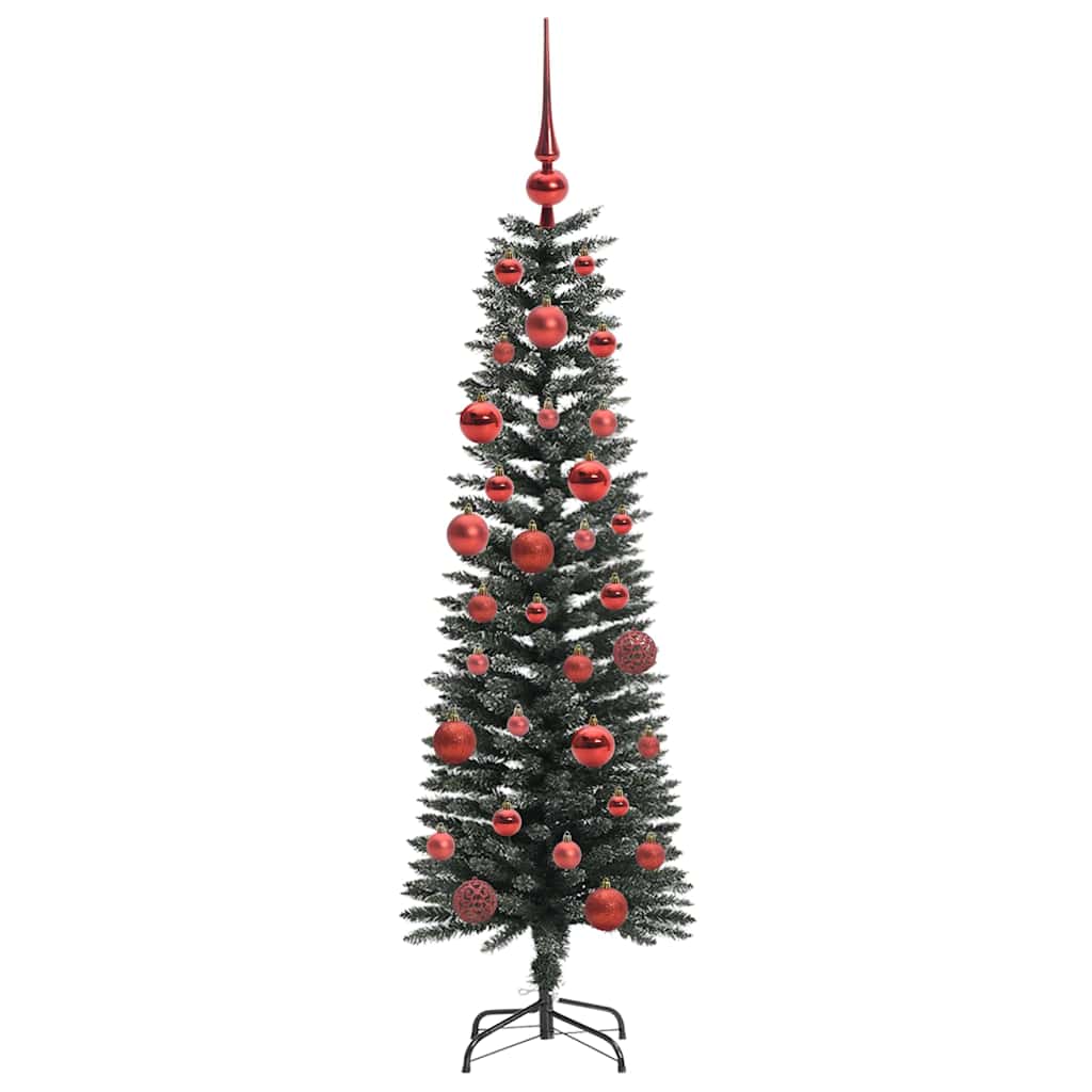 Künstlicher Weihnachtsbaum mit 150 LEDs mit Ständer Grün 150 cm