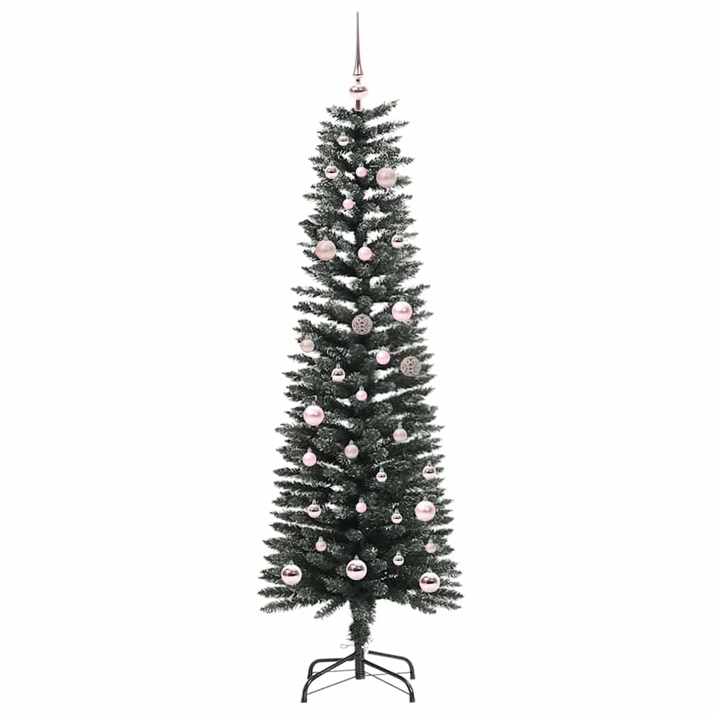 Künstlicher Weihnachtsbaum mit 150 LEDs mit Ständer Grün 150 cm
