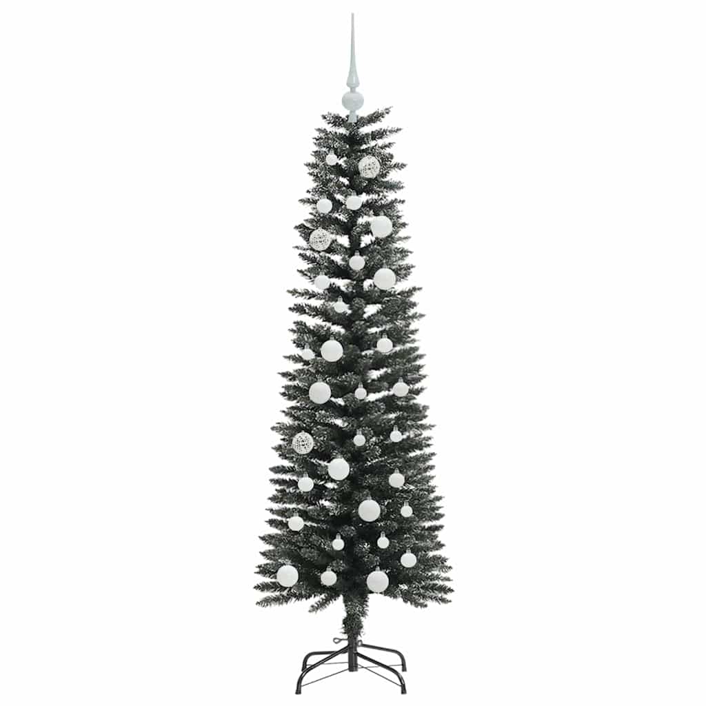 Künstlicher Weihnachtsbaum mit 150 LEDs mit Ständer Grün 150 cm