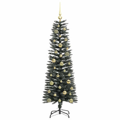 Künstlicher Weihnachtsbaum mit 150 LEDs mit Ständer Grün 150 cm