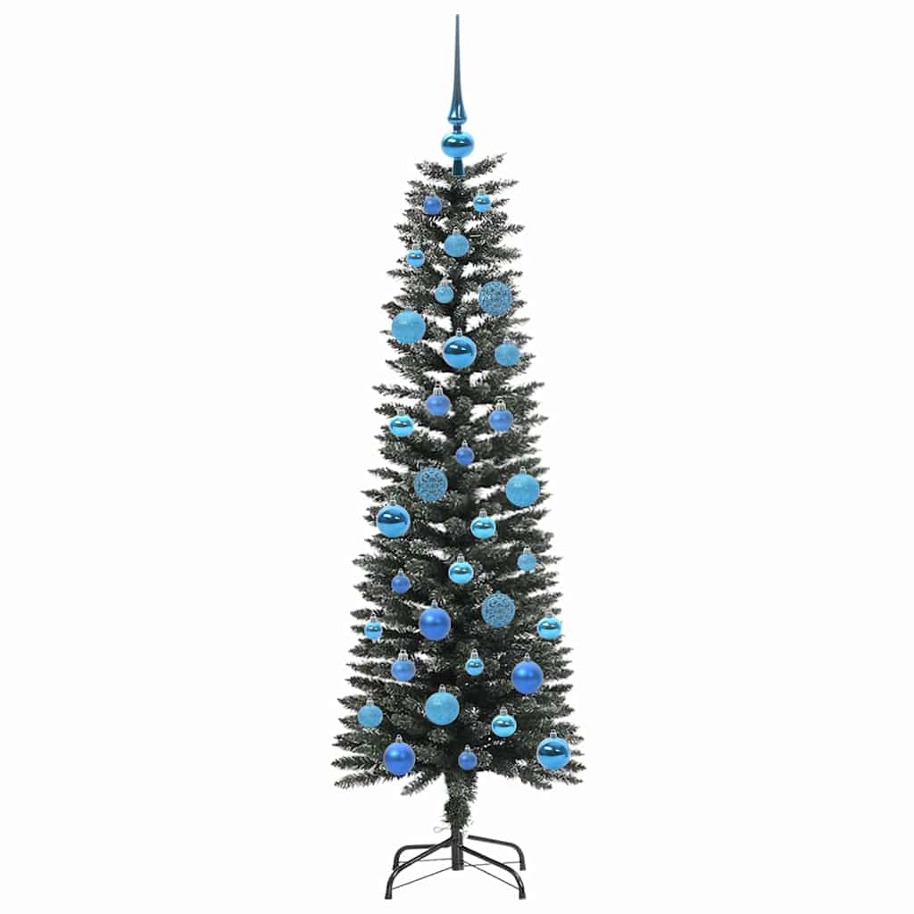Künstlicher Weihnachtsbaum mit 150 LEDs mit Ständer Grün 150 cm