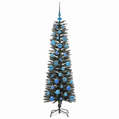Künstlicher Weihnachtsbaum mit 150 LEDs mit Ständer Grün 150 cm