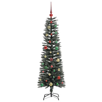 Künstlicher Weihnachtsbaum mit 150 LEDs mit Ständer Grün 150 cm