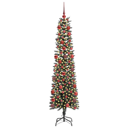 Künstlicher Weihnachtsbaum mit 300 LEDs mit Ständer Grün 180 cm