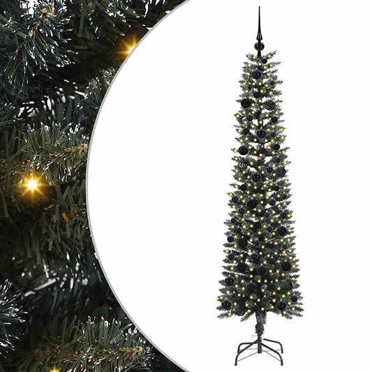Künstlicher Weihnachtsbaum mit 300 LEDs mit Ständer Grün 180 cm