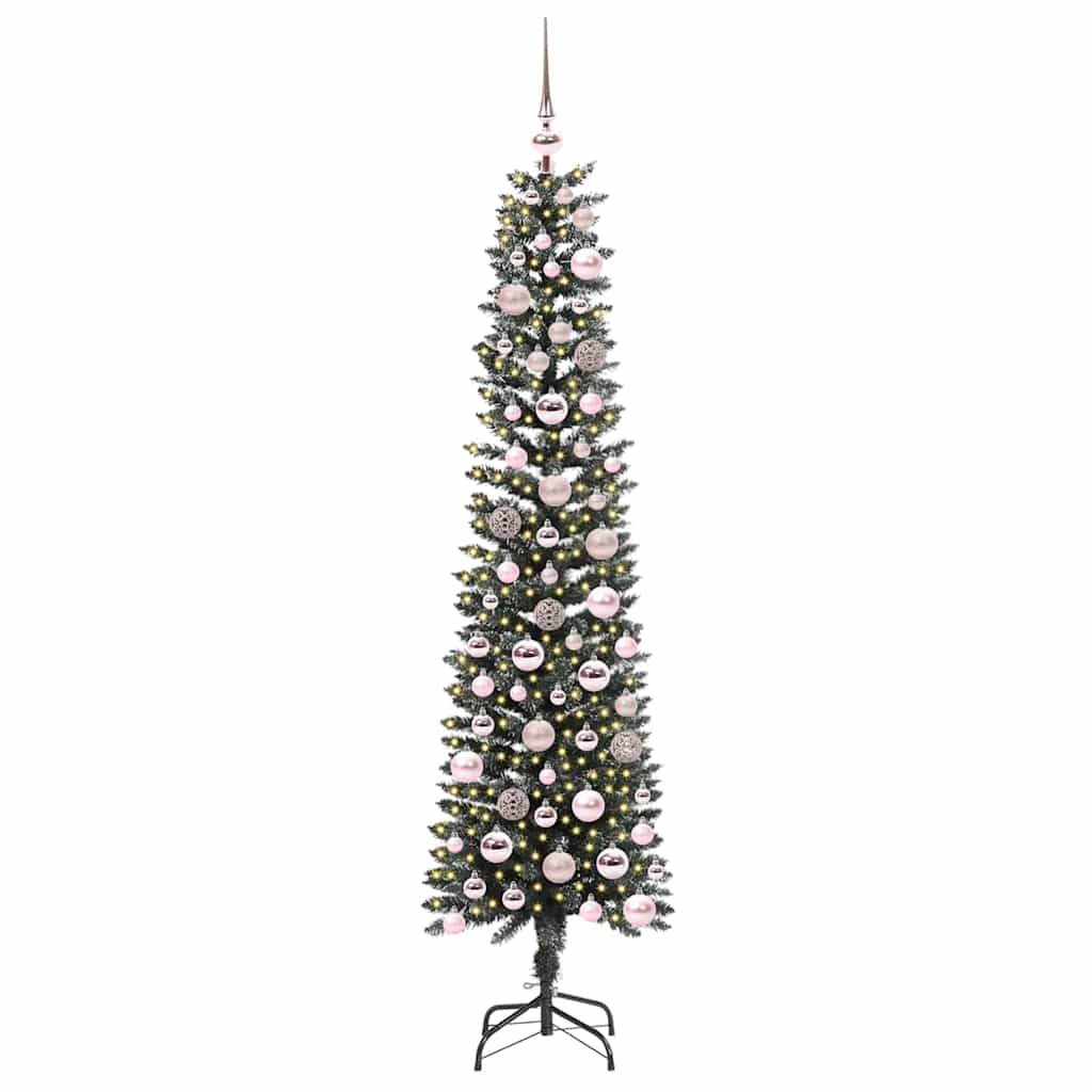 Albero di Natale artificiale, verde, 50,5 x 50,5 x 180 cm