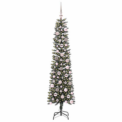 Albero di Natale artificiale, verde, 50,5 x 50,5 x 180 cm
