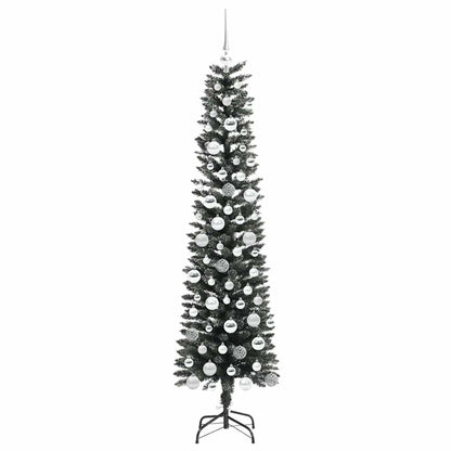Künstlicher Weihnachtsbaum mit 300 LEDs mit Ständer Grün 180 cm