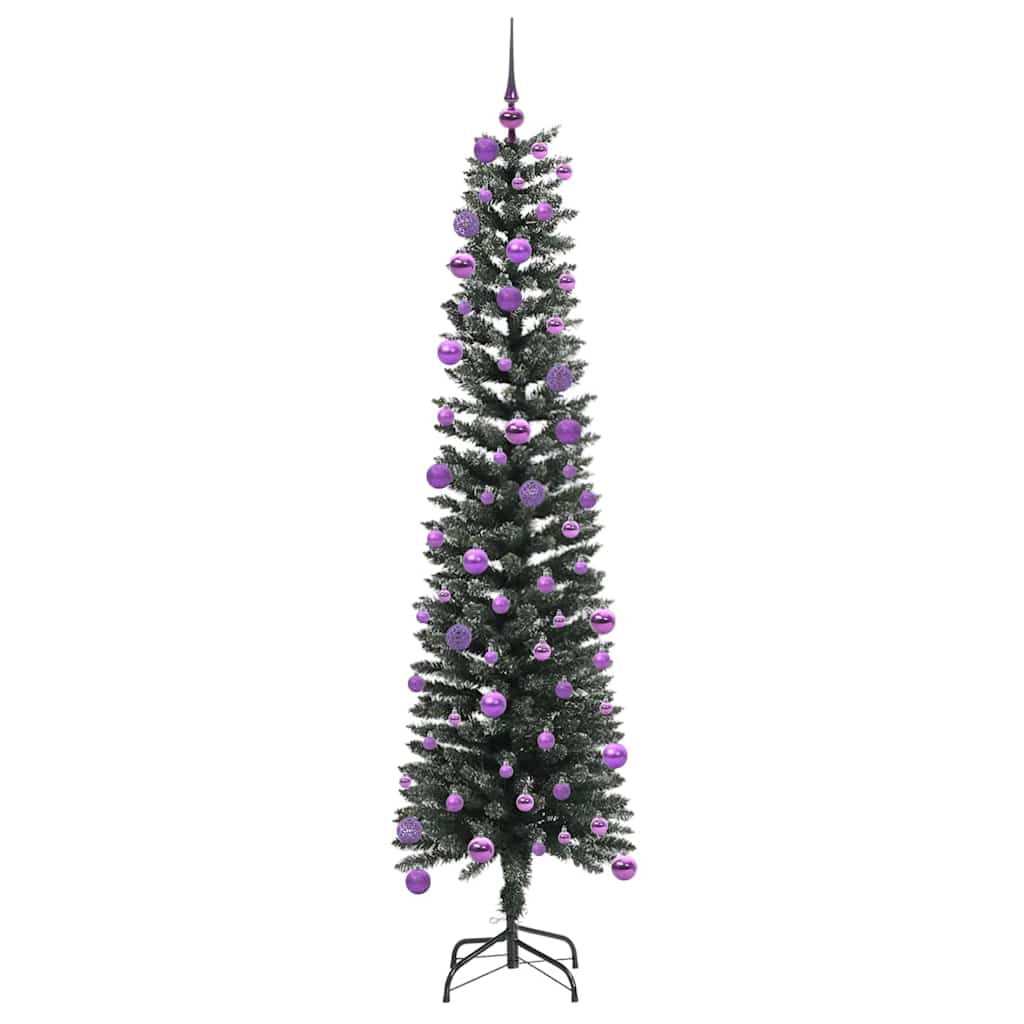 Künstlicher Weihnachtsbaum mit 300 LEDs mit Ständer Grün 180 cm