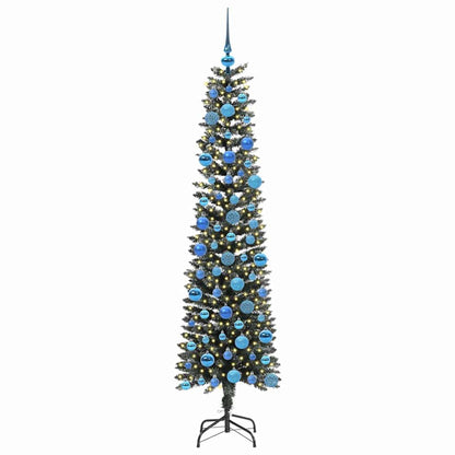 Künstlicher Weihnachtsbaum mit 300 LEDs mit Ständer Grün 180 cm