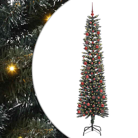 Künstlicher Weihnachtsbaum mit 300 LEDs mit Ständer Grün 210 cm