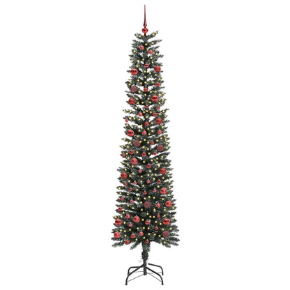 Künstlicher Weihnachtsbaum mit 300 LEDs mit Ständer Grün 210 cm