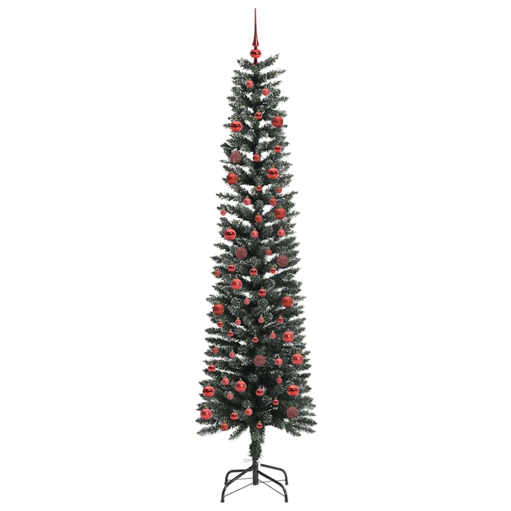 Künstlicher Weihnachtsbaum mit 300 LEDs mit Ständer Grün 210 cm