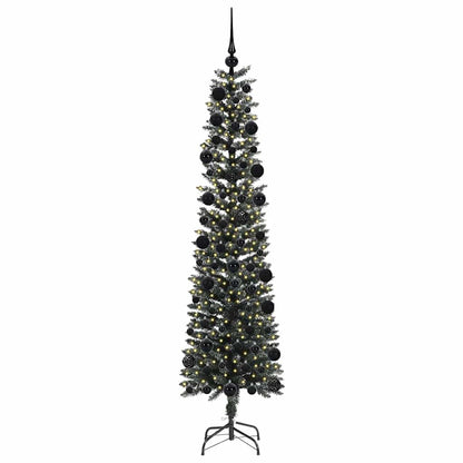 Künstlicher Weihnachtsbaum mit 300 LEDs mit Ständer Grün 210 cm