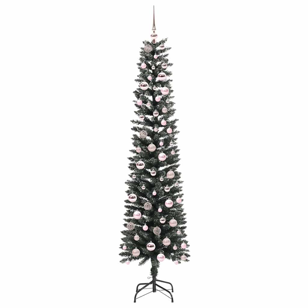 Künstlicher Weihnachtsbaum mit 300 LEDs mit Ständer Grün 210 cm
