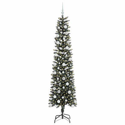 Künstlicher Weihnachtsbaum mit 300 LEDs mit Ständer Grün 210 cm