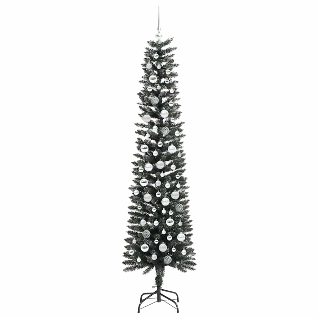 Künstlicher Weihnachtsbaum mit 300 LEDs mit Ständer Grün 210 cm