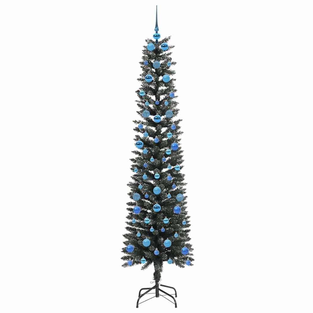 Künstlicher Weihnachtsbaum mit 300 LEDs mit Ständer Grün 210 cm