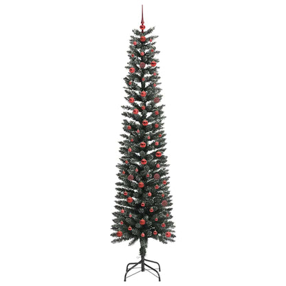 Künstlicher Weihnachtsbaum mit 300 LEDs mit Ständer Grün 240 cm
