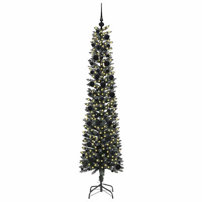 Künstlicher Weihnachtsbaum mit 300 LEDs mit Ständer Grün 240 cm