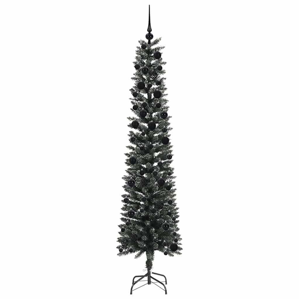 Künstlicher Weihnachtsbaum mit 300 LEDs mit Ständer Grün 240 cm