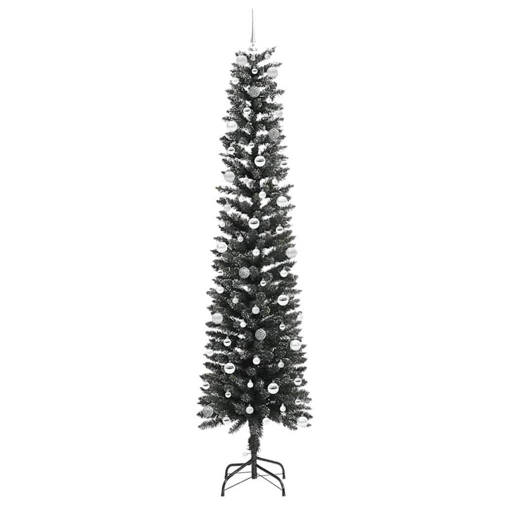 Künstlicher Weihnachtsbaum mit 300 LEDs mit Ständer Grün 240 cm