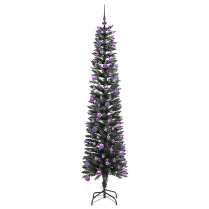 Künstlicher Weihnachtsbaum mit 300 LEDs mit Ständer Grün 240 cm
