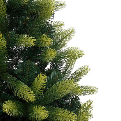 Albero di Natale artificiale pieghevole con 300 LED, verde, 180 cm