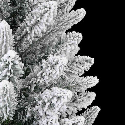Albero di Natale artificiale con 150 LED, bianco, 53 x 53 x 120 cm