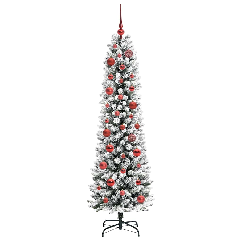 Künstlicher Weihnachtsbaum mit 150 LEDs mit Ständer Weiß 150 cm