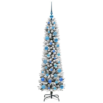 Künstlicher Weihnachtsbaum mit 150 LEDs mit Ständer Weiß 150 cm
