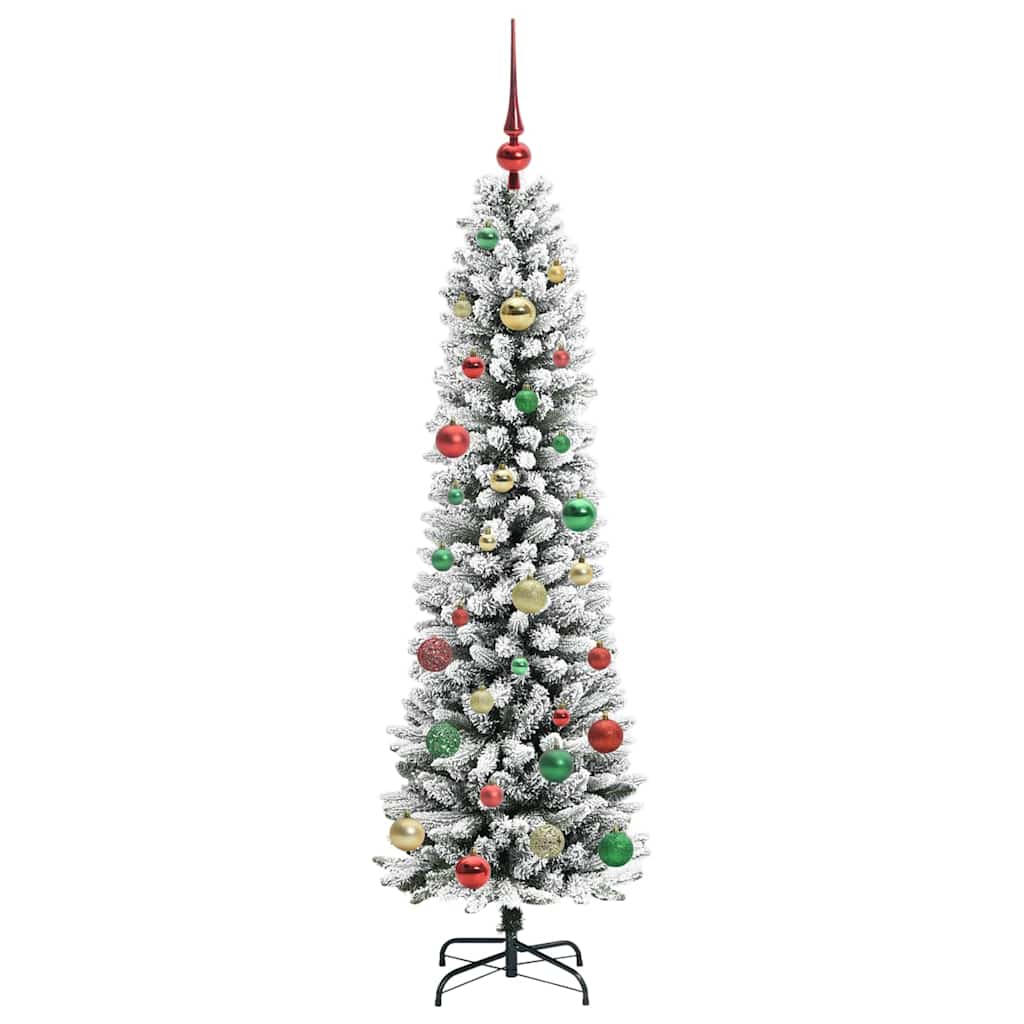 Künstlicher Weihnachtsbaum mit 150 LEDs mit Ständer Weiß 150 cm