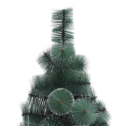 Künstlicher vorbeleuchteter Weihnachtsbaum mit Kugelset 150 cm