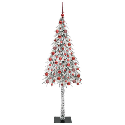 Albero di Natale con 300 LED, bianco, 180 cm, PE e acciaio