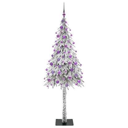 Weihnachtsbaum mit 300 LEDs Weiß 180 cm PE und Stahl